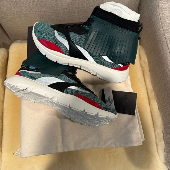 Valentino Garavani kilted mid lightweight sneaker size EU39, US 6 - Picture 6 of 14